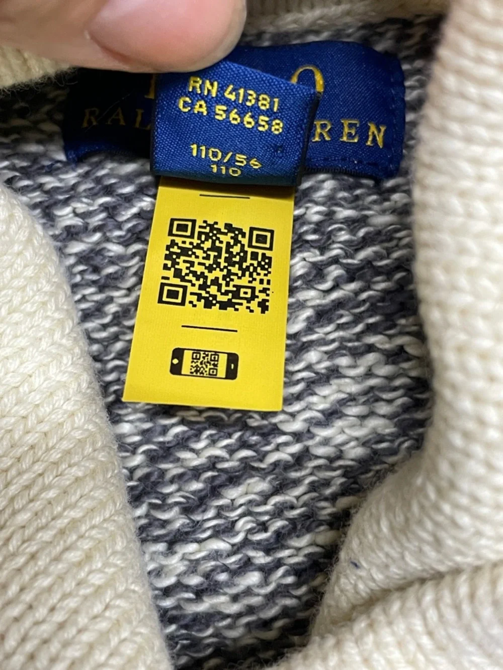 Polo by Ralph Lauren Girls' heavyweight knit Marled Sweater Dress skater skirt